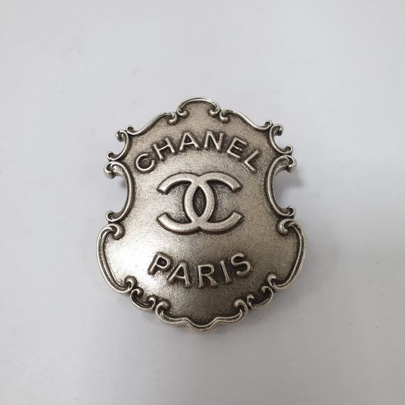 Chanel Paris-Dallas Silver Brooch - Picture 1 of 6